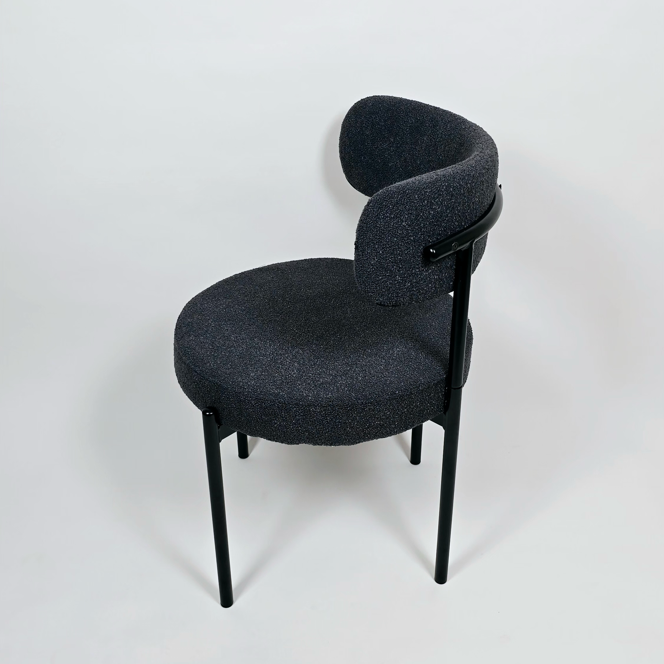 Stylish modern chair in black