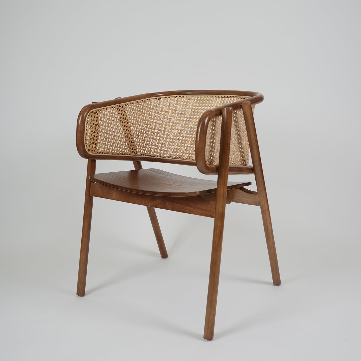Classic Scandinavian-inspired wooden chair