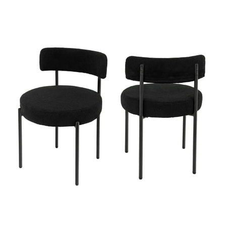 Stylish modern chair in black